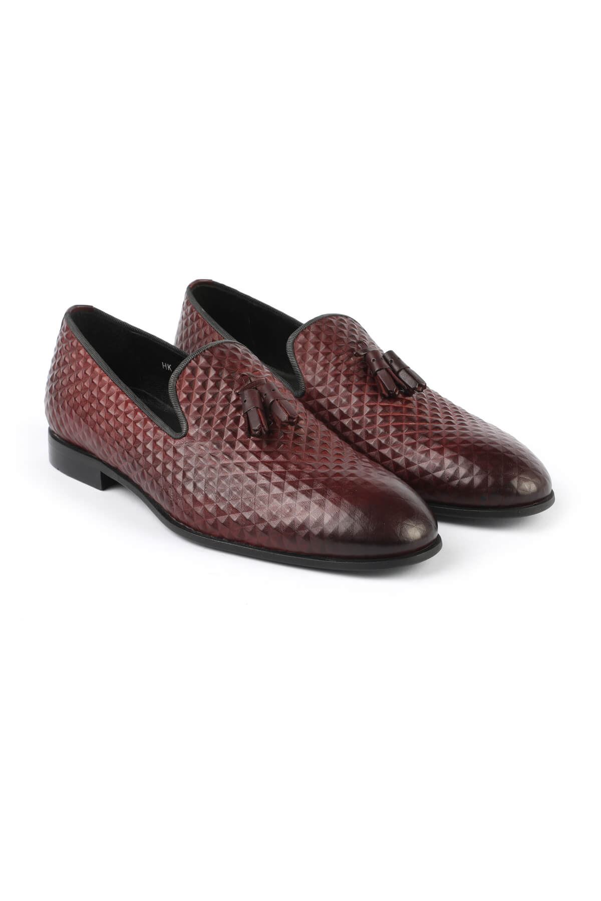 Libero 2830 Claret Red Loafer Shoes