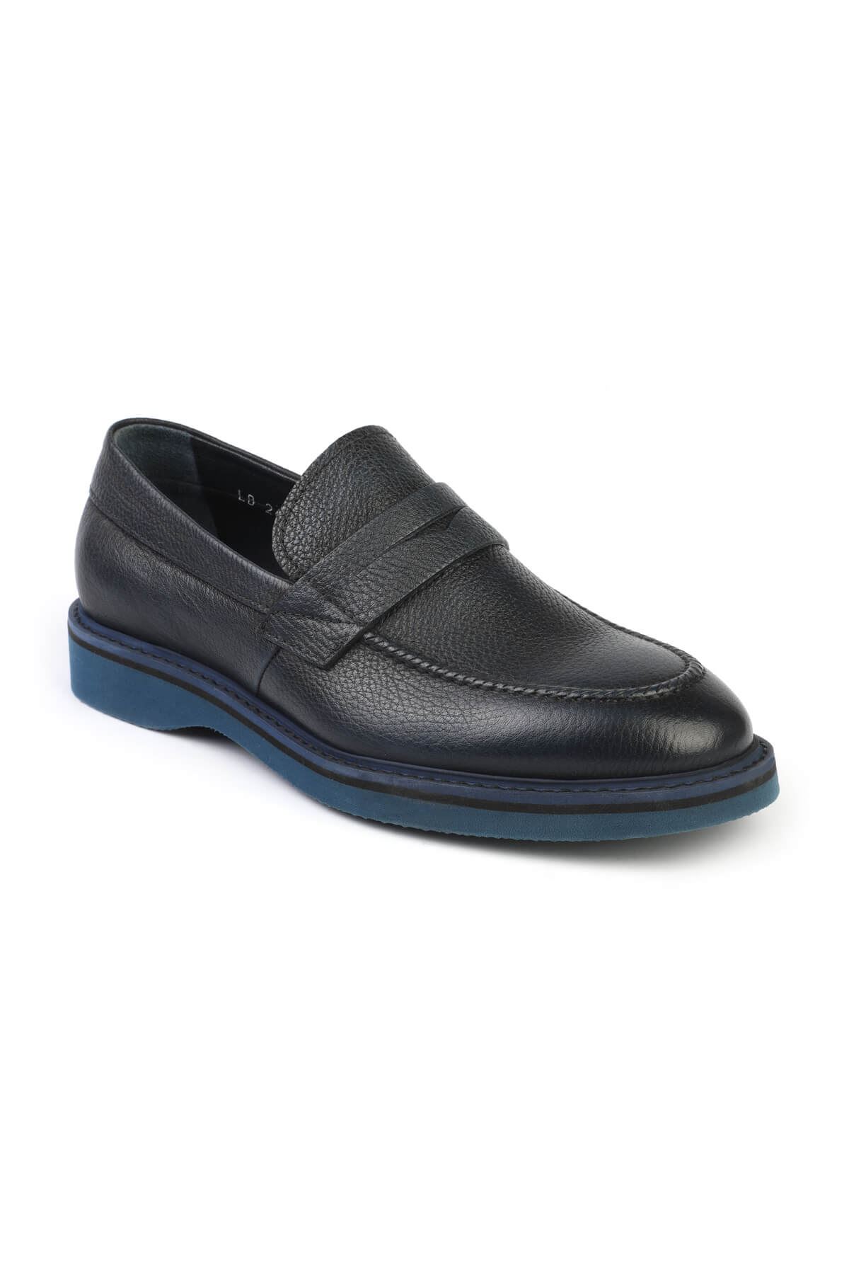 Libero 2695 Navy Blue Loafer Shoes