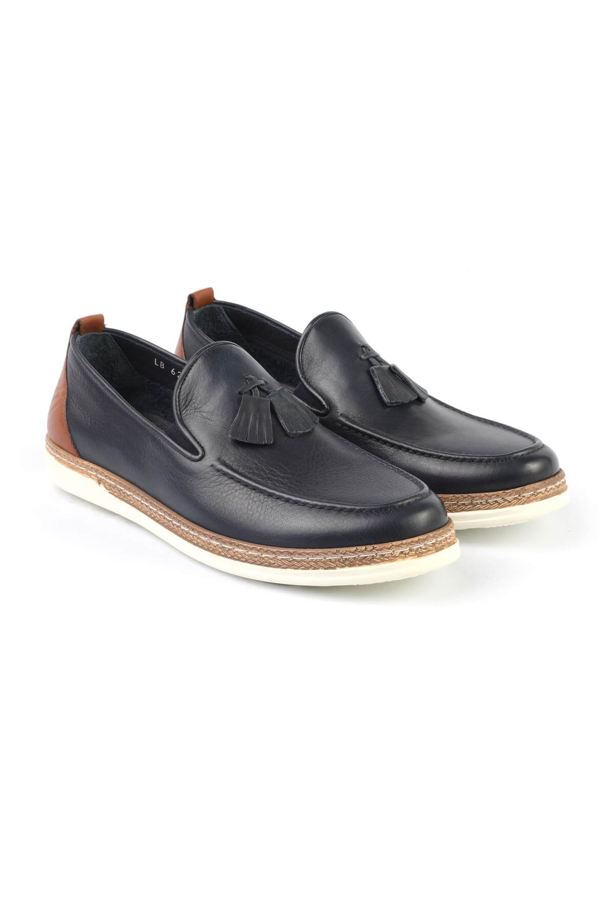 Libero C625 Navy Blue Loafer Shoes