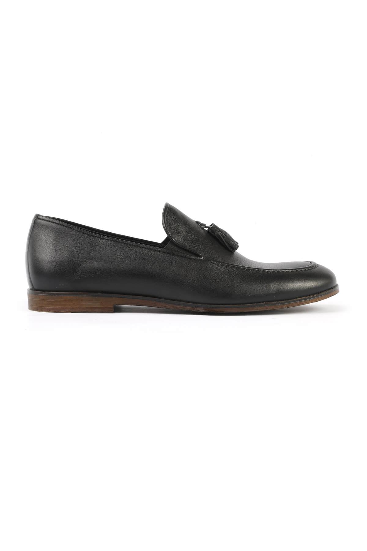 Libero C165 Black Loafer Shoes