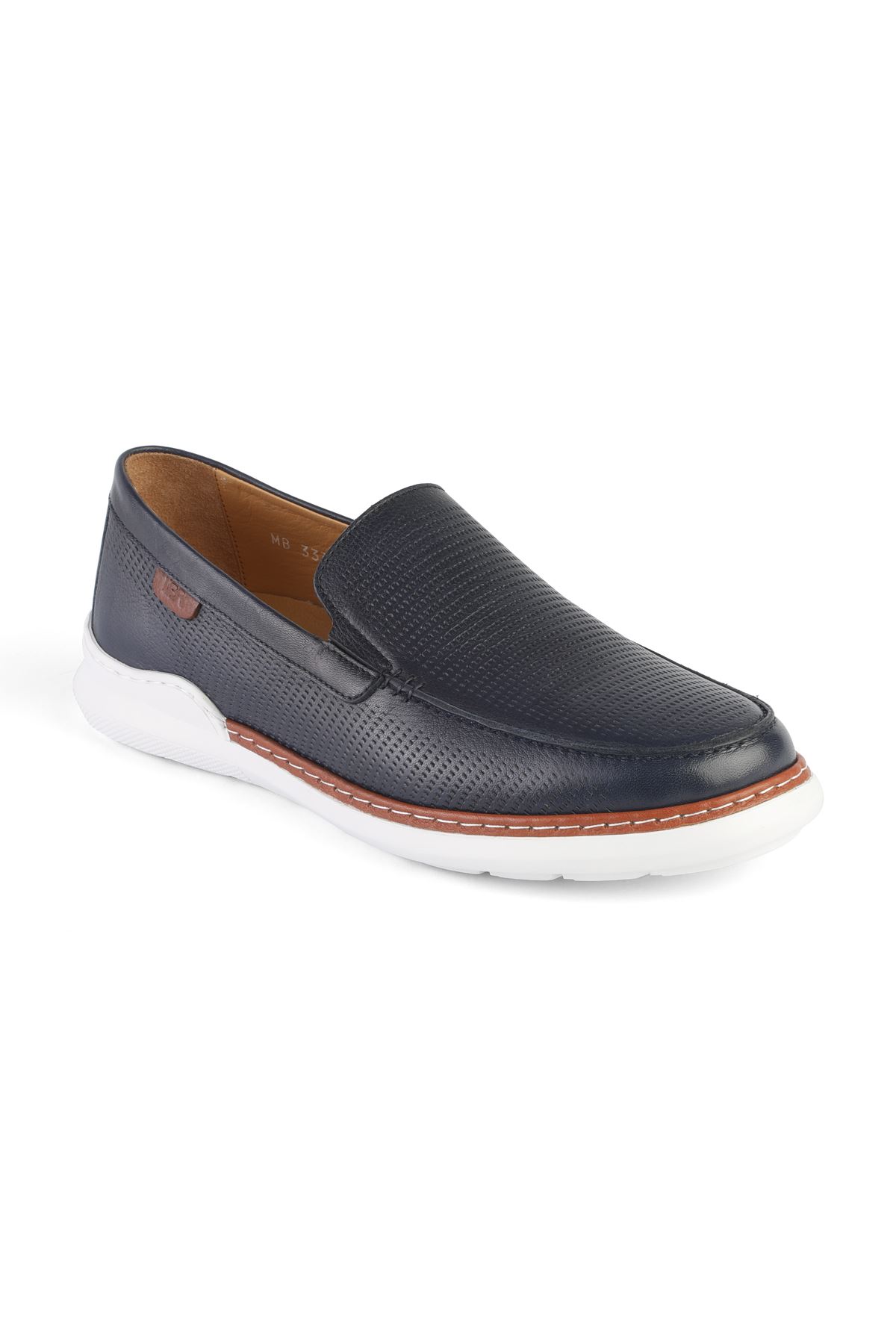 Libero 3332 Navy Blue Loafer Shoes