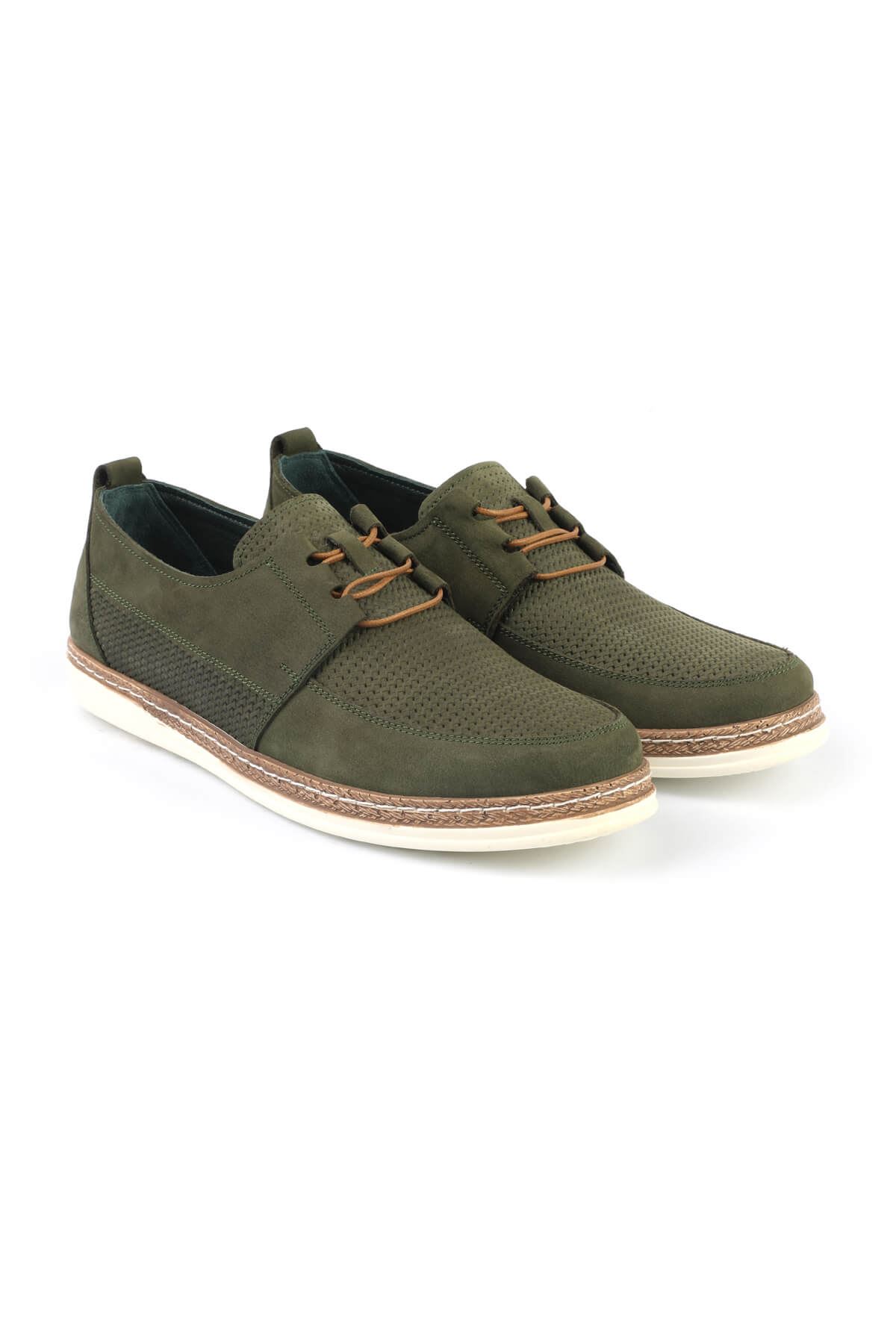 Libero C623 Green Loafer Shoes