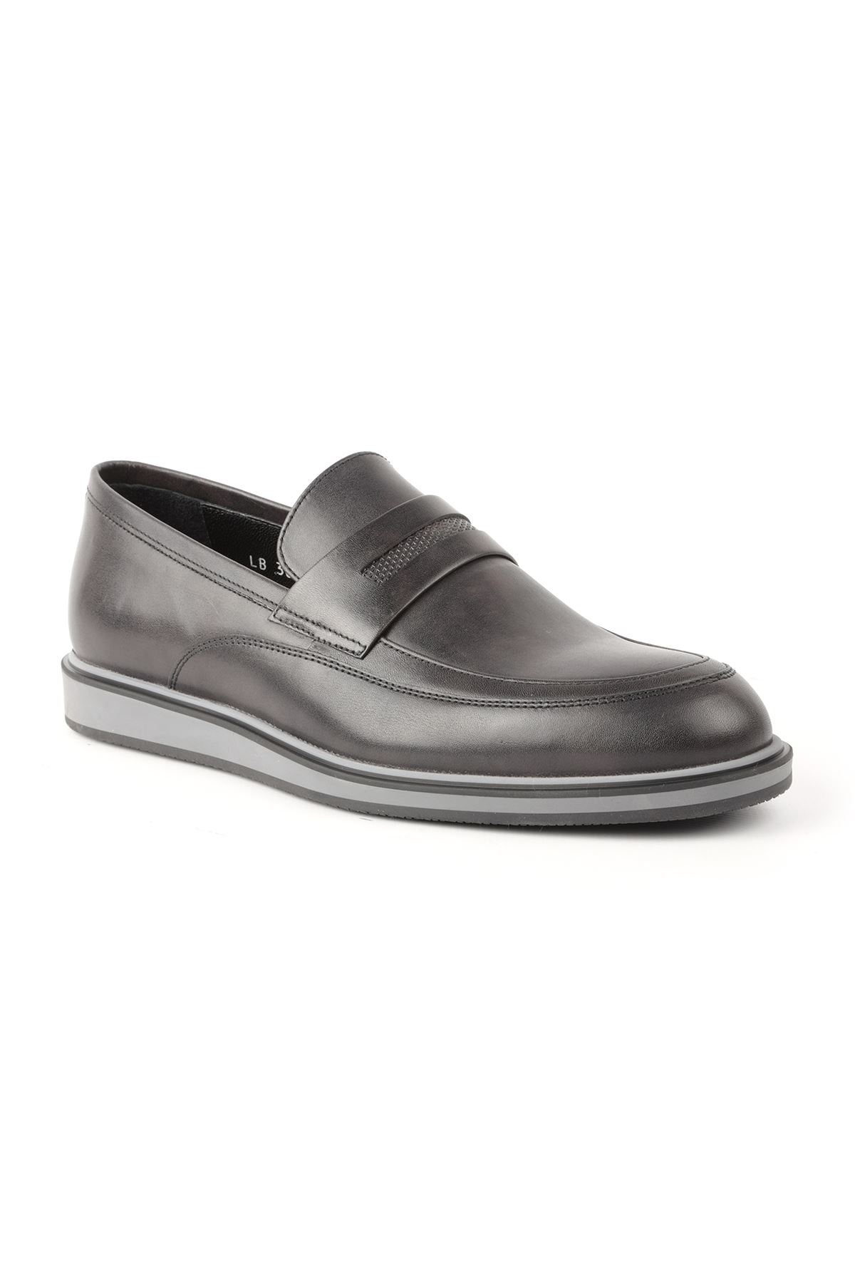 Libero L3668 Siyah Loafer Erkek Ayakkabı 
