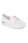 Libero L04.431 Beyaz Kadın Deri Casual Ayakkabı 
