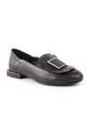 Libero L27.10372 Siyah Deri Babet Kadın Ayakkabı 