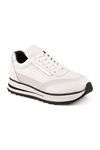 Libero L29.4016 Beyaz Deri Kadın Casual Ayakkabı